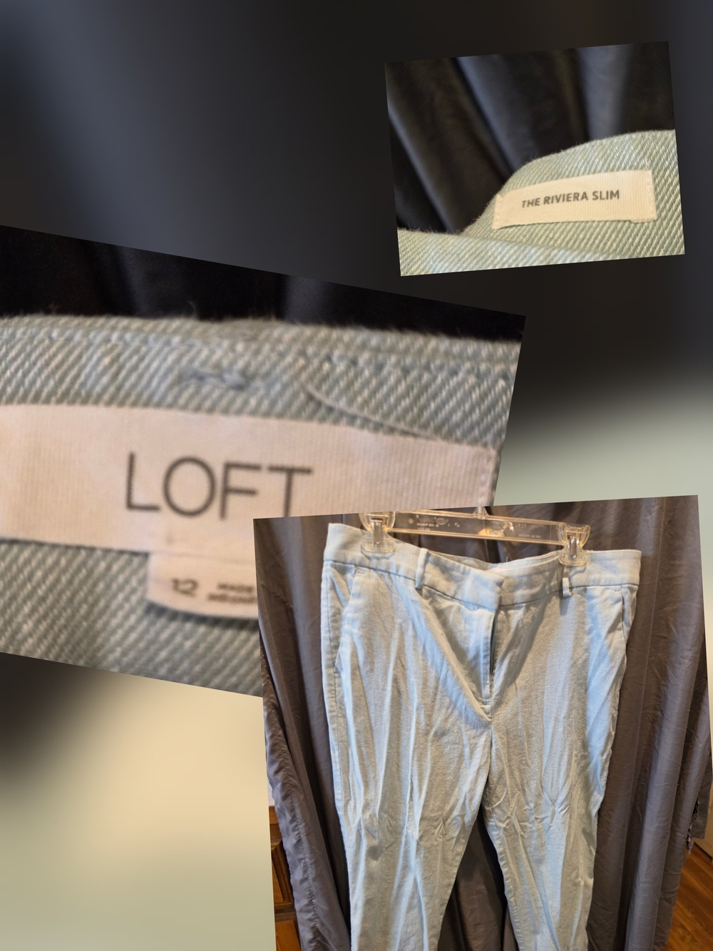 LOFT Light Blue Riviera Slim Women’s Chinos